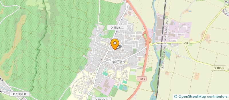 localisation de l'entreprise MONSIEUR JEAN BECHLER  ROUFFACH