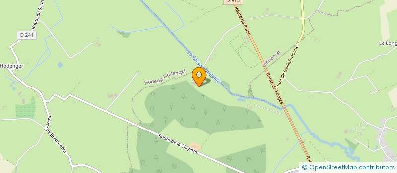 localisation de l'entreprise MONSIEUR JEAN BECHU  MENERVAL