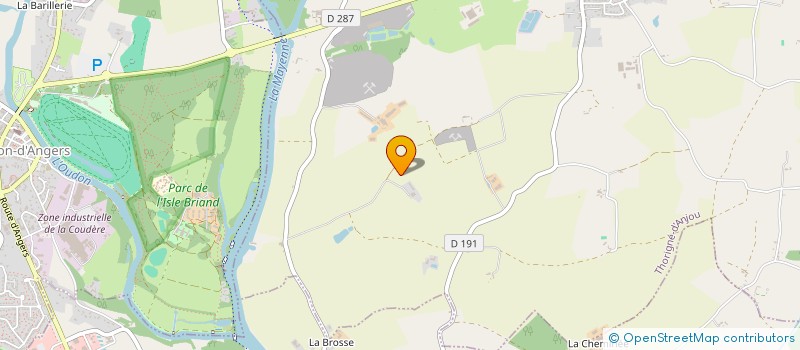 localisation de l'entreprise MONSIEUR JEAN BECHU  THORIGNE D'ANJOU