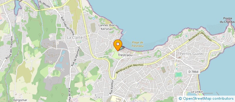 localisation de l'entreprise MONSIEUR JEAN BECKER  PERROS-GUIREC