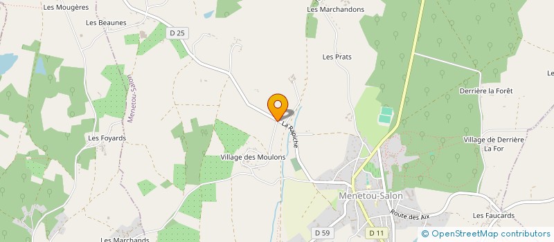 localisation de l'entreprise MONSIEUR JEAN BECKER  MENETOU-SALON