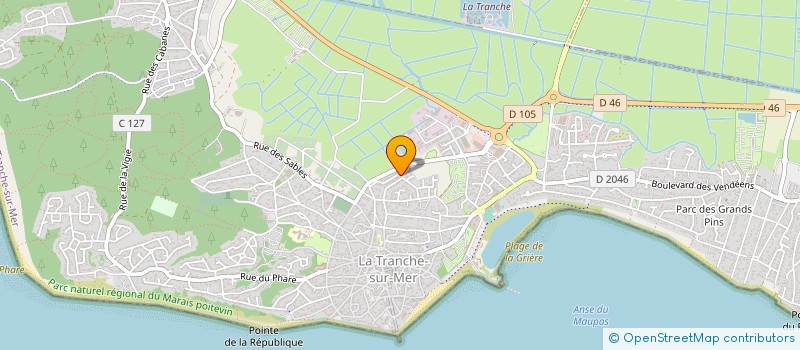 localisation de l'entreprise MONSIEUR JEAN BECKER à LA TRANCHE-SUR-MER