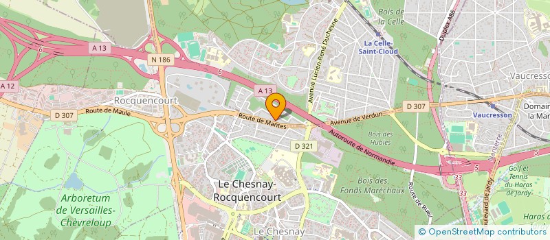 localisation de l'entreprise MONSIEUR JEAN BEDEL  LA CELLE-SAINT-CLOUD