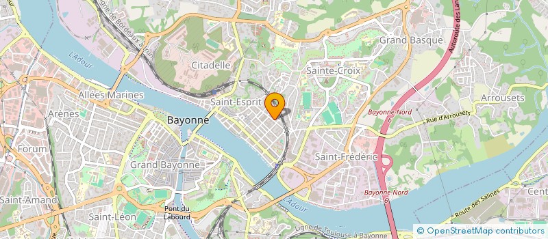 localisation de l'entreprise MONSIEUR JEAN BEDERE  BAYONNE