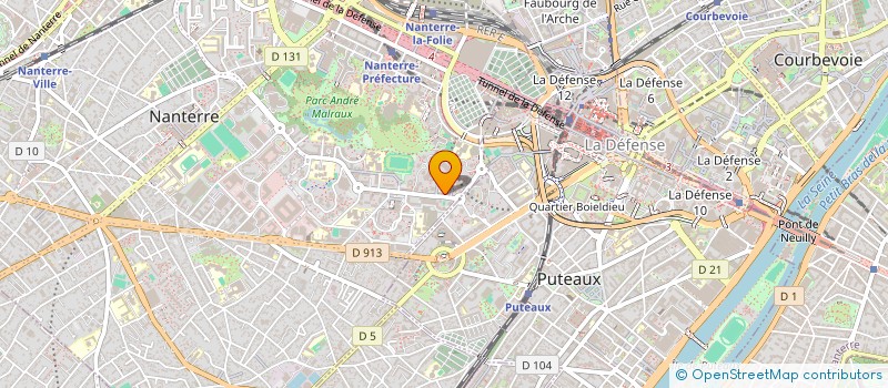 localisation de l'entreprise MONSIEUR JEAN BEDOIN  NANTERRE