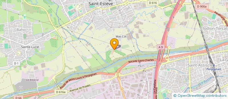 localisation de l'entreprise MONSIEUR JEAN BEFFARA  SAINT-ESTEVE