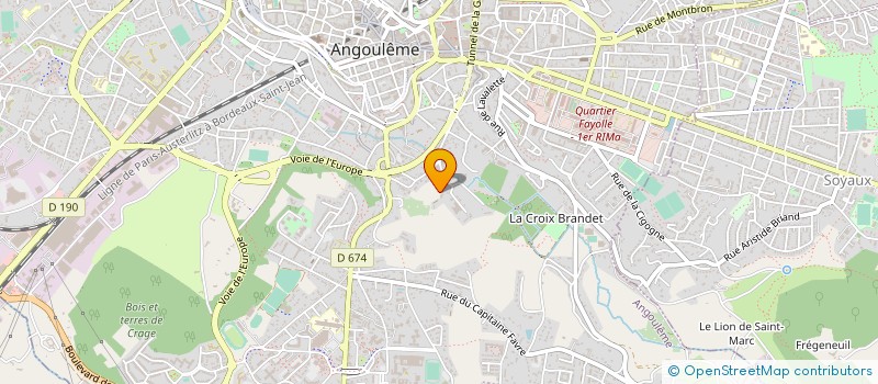localisation de l'entreprise MONSIEUR JEAN BEFFRE à ANGOULEME