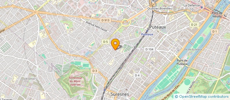 localisation de l'entreprise MONSIEUR JEAN BEGASSAT à SURESNES