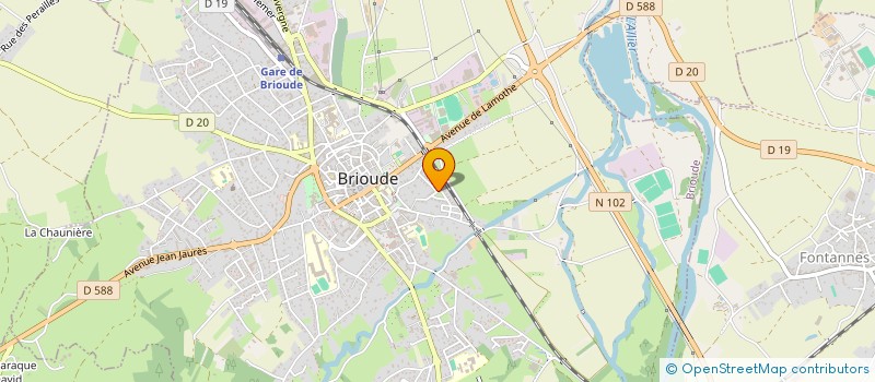 localisation de l'entreprise MONSIEUR JEAN BEGON à BRIOUDE