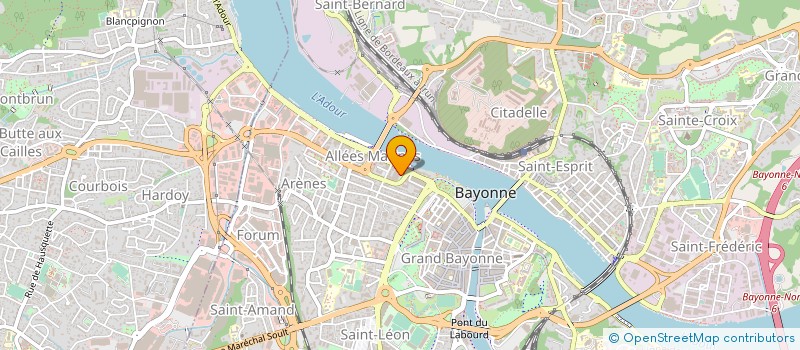 localisation de l'entreprise MONSIEUR JEAN BEGUE à BAYONNE