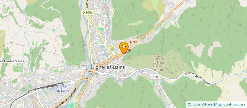 localisation de l'entreprise MONSIEUR JEAN BEIL à DIGNE-LES-BAINS