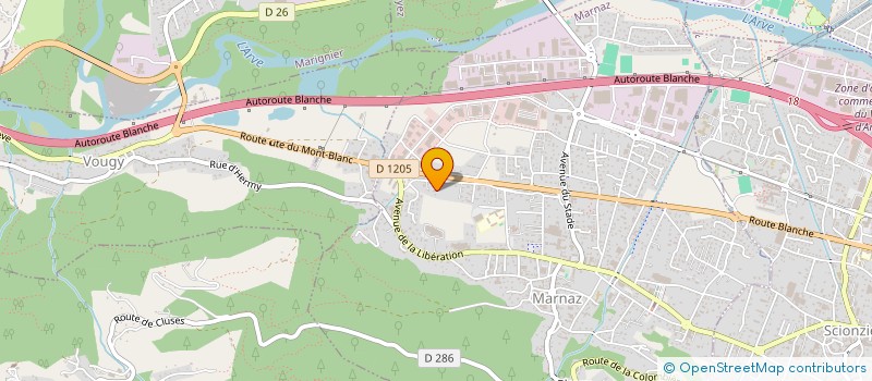 localisation de l'entreprise MONSIEUR JEAN BEL  MARNAZ