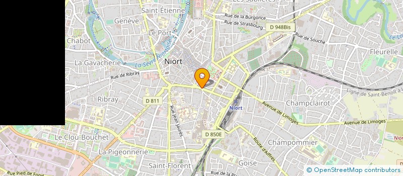 localisation de l'entreprise MONSIEUR JEAN BELAUD à NIORT