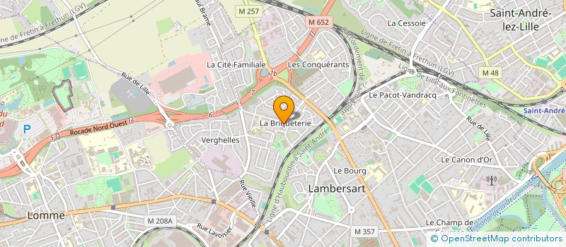 localisation de l'entreprise MONSIEUR JEAN BELBERGHE à LAMBERSART