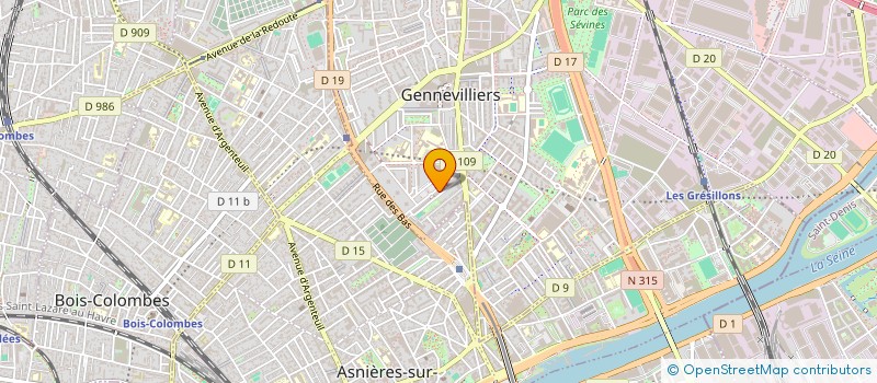 localisation de l'entreprise MONSIEUR JEAN BELGODERE  GENNEVILLIERS