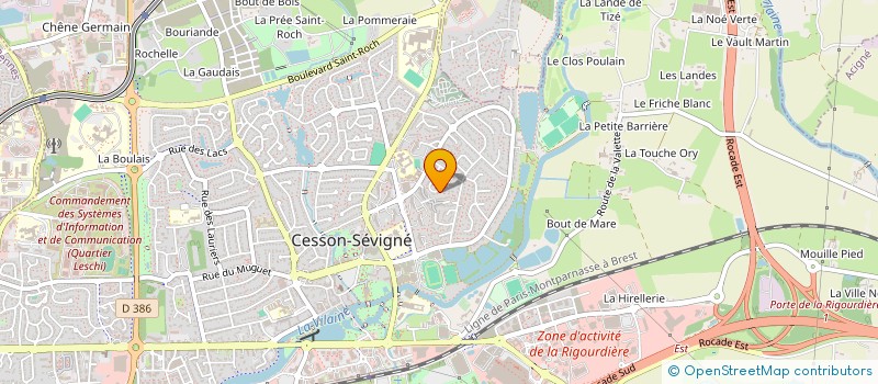 localisation de l'entreprise MONSIEUR JEAN BELHOMME à CESSON-SEVIGNE