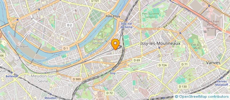 localisation de l'entreprise MONSIEUR JEAN BELINGA ABOUDOU à ISSY-LES-MOULINEAUX