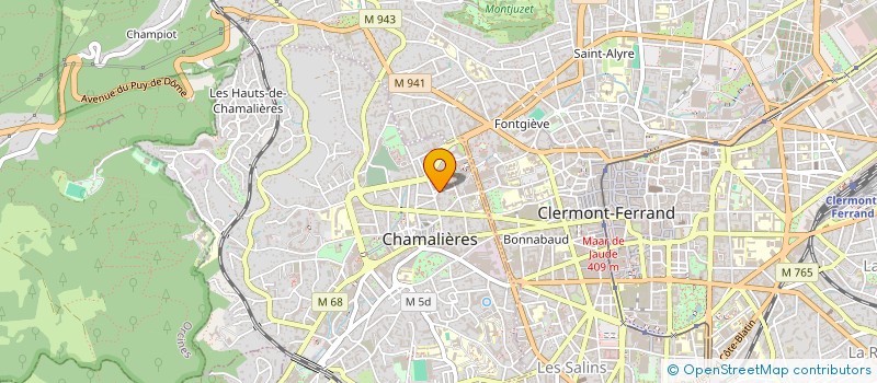 localisation de l'entreprise MONSIEUR JEAN BELLE à CHAMALIERES