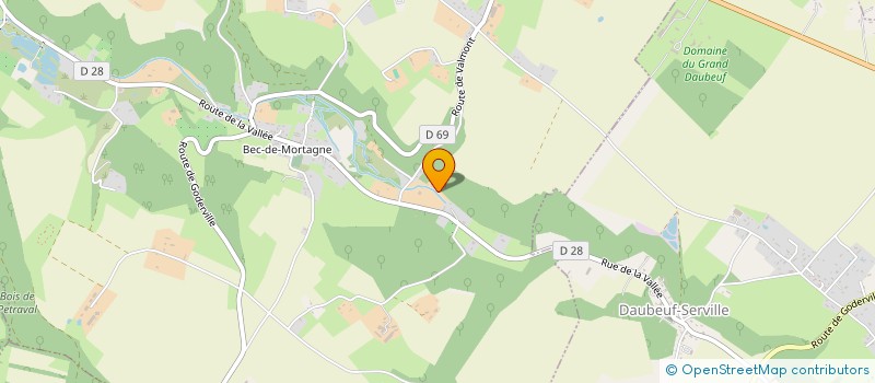 localisation de l'entreprise MONSIEUR JEAN BELLEE  BEC-DE-MORTAGNE