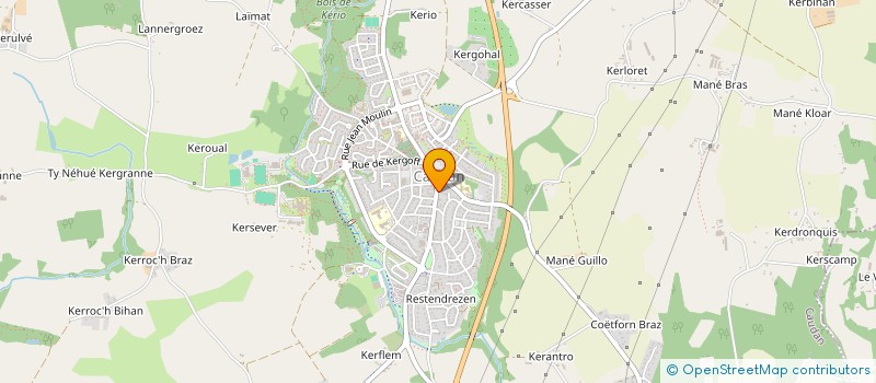 localisation de l'entreprise MONSIEUR JEAN BELLET à CAUDAN