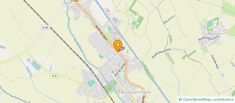 localisation de l'entreprise MONSIEUR JEAN BELLETERRE à BRAZEY-EN-PLAINE
