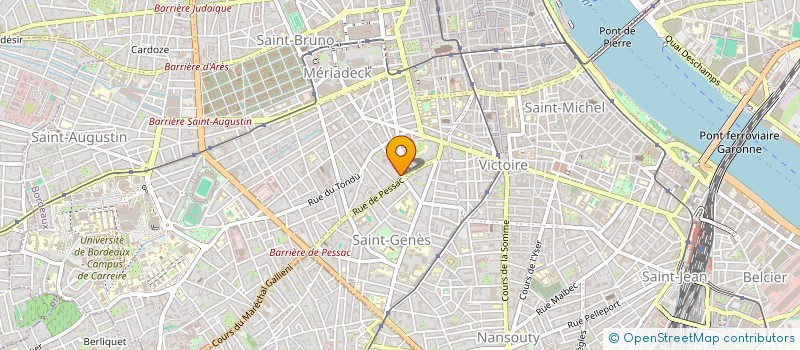 localisation de l'entreprise MONSIEUR JEAN BELLIARD  BORDEAUX