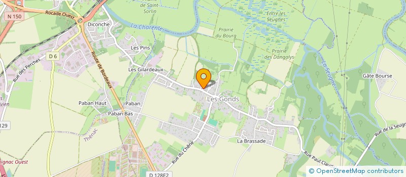 localisation de l'entreprise MONSIEUR JEAN BELLIGON  LES GONDS