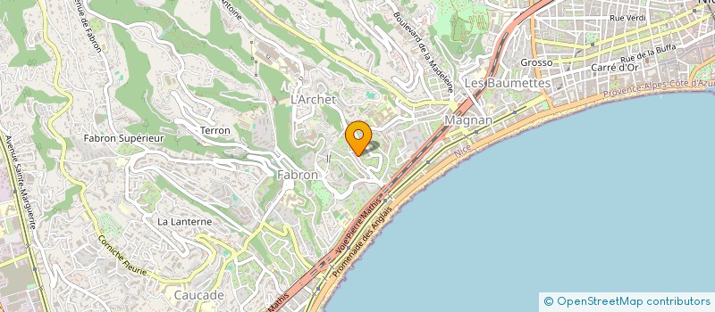 localisation de l'entreprise MONSIEUR JEAN BELLON à NICE