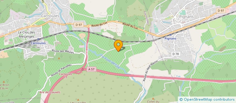 localisation de l'entreprise MONSIEUR JEAN BELLONE à CARNOULES