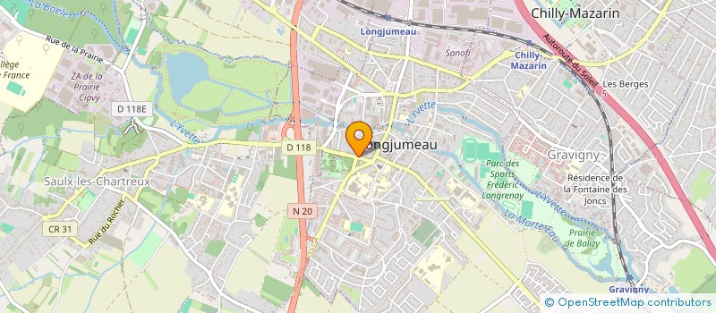 localisation de l'entreprise MONSIEUR JEAN BELLUARDO à LONGJUMEAU