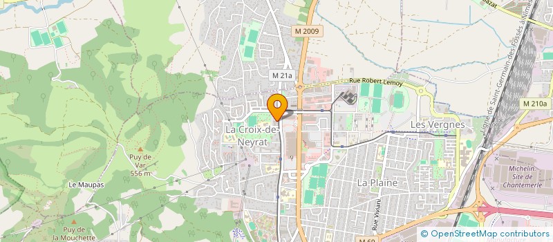 localisation de l'entreprise MONSIEUR JEAN BELLUT  CLERMONT-FERRAND