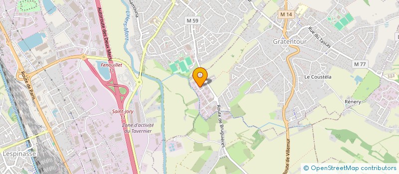 localisation de l'entreprise MONSIEUR JEAN BEN SAAD à GAGNAC-SUR-GARONNE