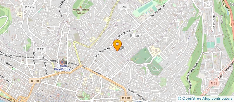 localisation de l'entreprise MONSIEUR JEAN BENARD à ROUEN