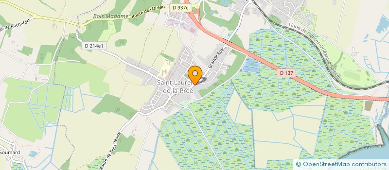 localisation de l'entreprise MONSIEUR JEAN BENARD  SAINT-LAURENT-DE-LA-PREE