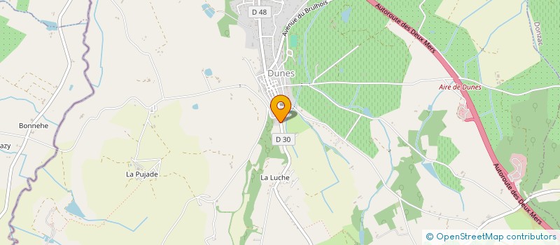 localisation de l'entreprise MONSIEUR JEAN BENECH  DUNES