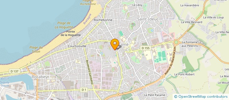 localisation de l'entreprise MONSIEUR JEAN BENIS  SAINT-MALO