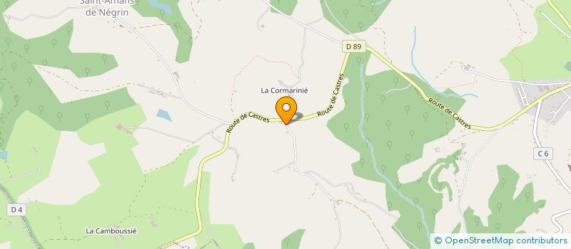 localisation de l'entreprise MONSIEUR JEAN BENNE  MONTREDON-LABESSONNIE