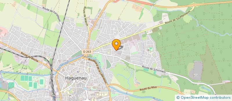 localisation de l'entreprise MONSIEUR JEAN BENNI  HAGUENAU