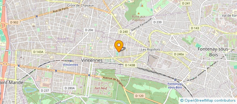 localisation de l'entreprise MONSIEUR JEAN-BENO T BOCCAREN à VINCENNES