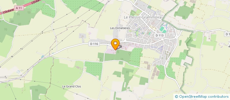 localisation de l'entreprise MONSIEUR JEAN BENOIST à LE PLESSIS-GRAMMOIRE