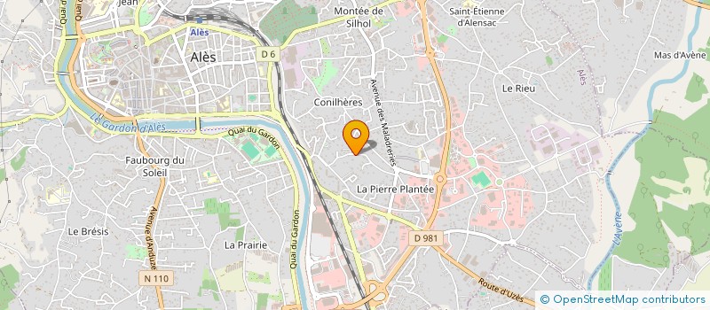 localisation de l'entreprise MONSIEUR JEAN BENOIT à ALES