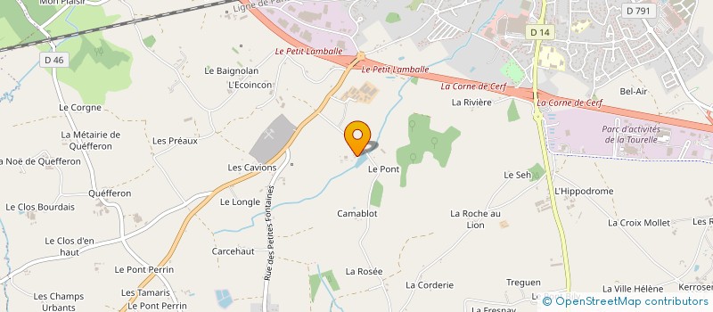 localisation de l'entreprise MONSIEUR JEAN BENOIT  LAMBALLE-ARMOR