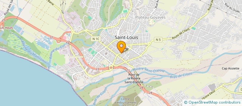 localisation de l'entreprise MONSIEUR JEAN-BENOIT BRIAND  LA ROCHELLE