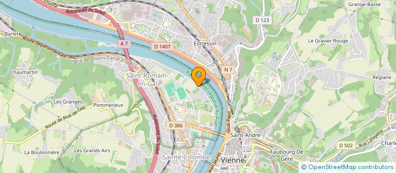 localisation de l'entreprise MONSIEUR JEAN-BENOIT BRICHET  SAINT-ROMAIN-EN-GAL