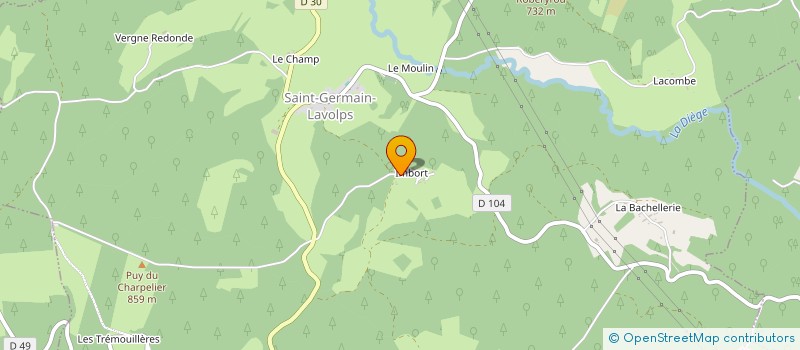 localisation de l'entreprise MONSIEUR JEAN-BENOIT CARROTTE  SAINT-GERMAIN-LAVOLPS