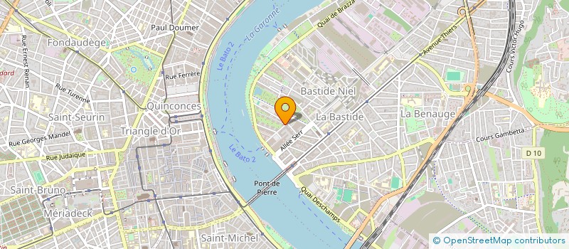 localisation de l'entreprise MONSIEUR JEAN-BENOIT DELPY  BORDEAUX