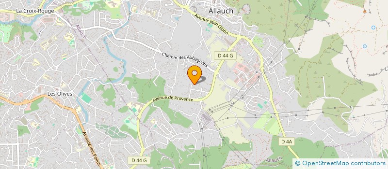 localisation de l'entreprise MONSIEUR JEAN-BENOIT DESERT  ALLAUCH