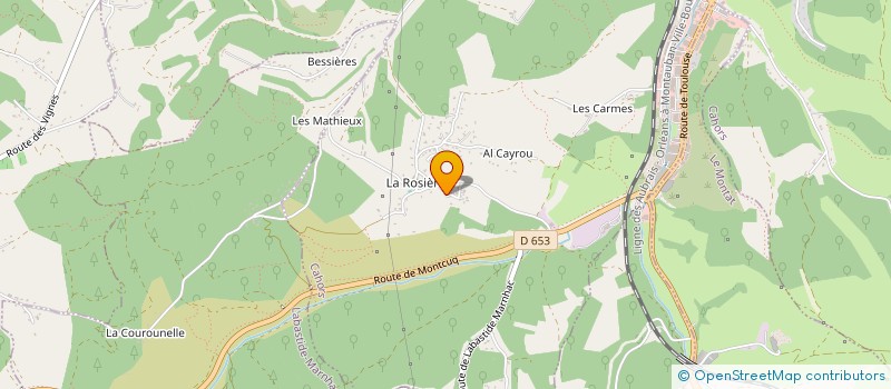 localisation de l'entreprise MONSIEUR JEAN BENOIT LINAS  CAHORS