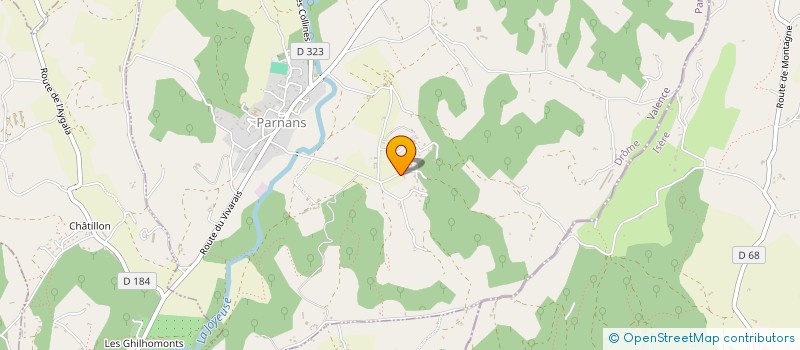 localisation de l'entreprise MONSIEUR JEAN-BENOIT TONI  PARNANS