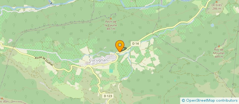 localisation de l'entreprise MONSIEUR JEAN-BENOIT VIVEQUAIN  CUCUGNAN